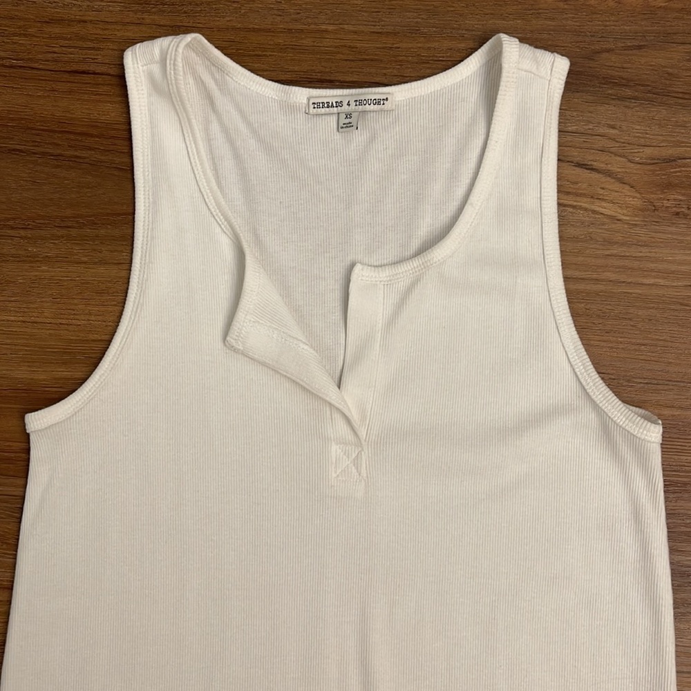 Threads 4 Thought White Dress - image 1